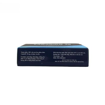 Viên uống Tadakick 20mg - hỗ trợ rối loạn bản lĩnh phái mạnh cho nam giới trưởng thành - hàng chuẩn