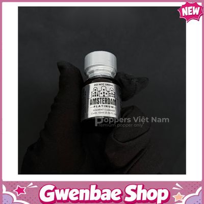 Chai Hít Cực Mạnh Lên Đỉnh Nhanh Popper Amsterdam Platinum 10ml - Gwenshop Chính Hãng