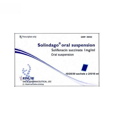 Dung dịch uống Solindago 1mg/ml - Điều trị bàng quang hoạt động quá mức cho người lớn và trẻ em từ 2 tuổi - giao nhanh