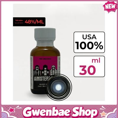 Chai Hít Cực Mạnh Lên Đỉnh Nhanh Popper Amsterdam 30ml Hàng Chuẩn - Gwenshop Chính Hãng