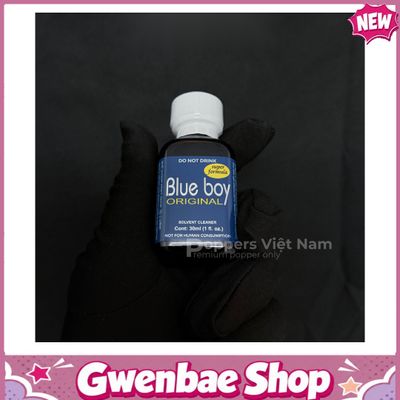 Chai Hít Thư Giãn Bay Phê Cho Cặp Đôi Popper Blue Boy 30ml - Gwenshop Chính Hãng