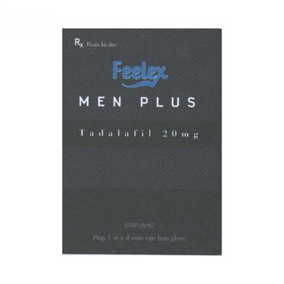 Viên uống Feelex Men Plus 20mg - Điều trị rối loạn sinh lý nam hiệu quả cho nam giới trưởng thành