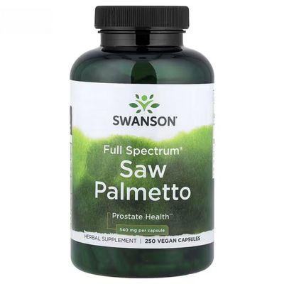 Viên uống Swanson Full Spectrum Saw Palmetto 540mg - Hỗ trợ cải thiện tiểu đêm, tiểu rắt cho nam giới - giao nhanh