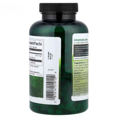Viên uống Swanson Full Spectrum Saw Palmetto 540mg - Hỗ trợ cải thiện tiểu đêm, tiểu rắt cho nam giới - hàng chuẩn