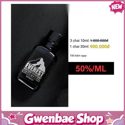 Chai Hít Cực Mạnh Lên Đỉnh Nhanh Popper Everest Black 30ml - Gwenshop Chính Hãng