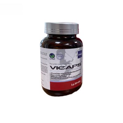 Viên uống Vicaps 10 viên/hộp - Tăng cường sinh lý và sức khỏe thận cho nam giới trưởng thành - bản tiêu chuẩn