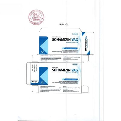 Viên nén đặt âm đạo Sohamizin Vag 10mg - Điều trị viêm âm đạo do vi khuẩn cho phụ nữ - mẫu mới