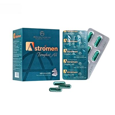 Viên uống Astromen 60 viên - Tăng cường sinh lực, giảm đau lưng và mỏi gối cho nam giới trưởng thành - mẫu mới