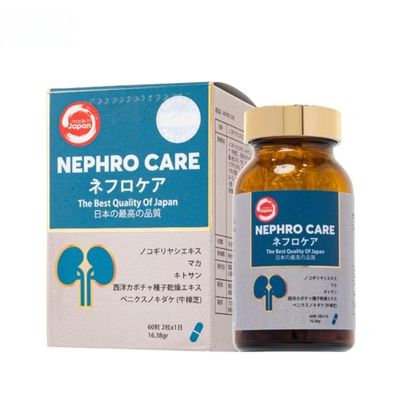 Viên uống Nephro Care 60 viên - Hỗ trợ giảm nguy cơ phì đại tuyến tiền liệt cho nam giới trưởng thành - giao nhanh