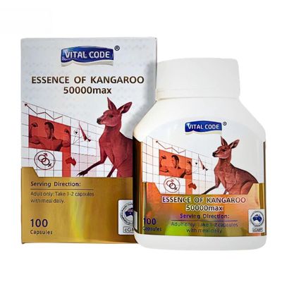 Viên uống Essence of Kangaroo 50000 MAX - Bổ sung protein, tăng cường sức khỏe cho người làm việc nặng - mẫu mới