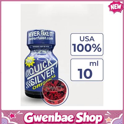 Chai Hít Tăng Khoái Cảm Kích Thích Bao Phê Popper Quick Silver 10ml - Gwenshop Chính Hãng