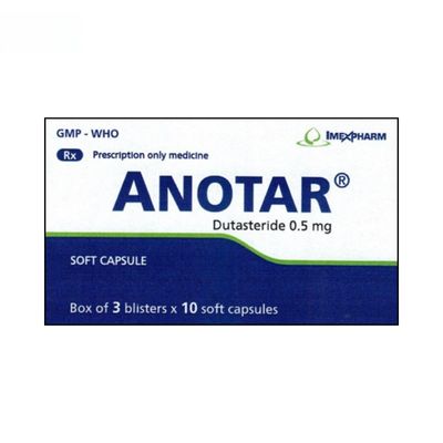 Viên uống Anotar 0.5 mg - Điều trị tăng sản lành tính tuyến tiền liệt cho nam giới - giao nhanh