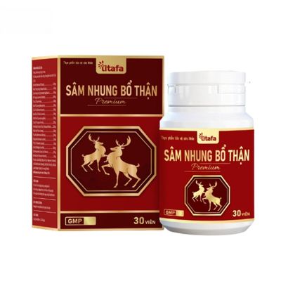 Viên uống Titafa Sâm nhung bổ thận Premium - Tăng cường sinh lý nam giới - Đối tượng suy giảm sinh lý và thận kém.