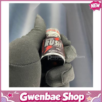 Chai Hít Cực Mạnh Lên Đỉnh Nhanh Popper Rush Black 10ml - Gwenshop Chính Hãng