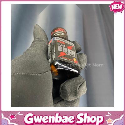 Chai Hít Cực Mạnh Lên Đỉnh Nhanh Popper Rush Black 30ml - Gwenshop Chính Hãng