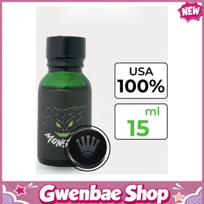 Chai Hít Cực Mạnh Lên Đỉnh Nhanh Popper Green Monster 15ml - Gwenshop Chính Hãng