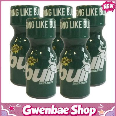 Chai Hít Tăng Khoái Cảm Kích Thích Bao Phê Popper Bull Room Aromas - 15ml Super Charged - 5 Pack - Gwenshop Chính Hãng