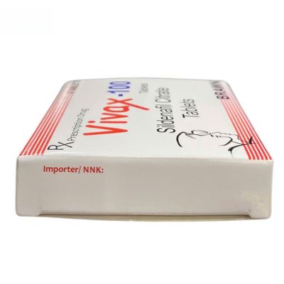 Viên uống Vivax-100 Brawn 100mg - điều trị rối loạn sinh lý nam cho nam giới trưởng thành - hàng chuẩn