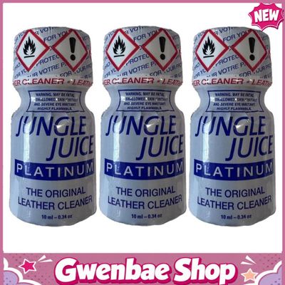 Chai Hít Thư Giãn Bay Phê Cho Cặp Đôi Jungle Juice Platinum Leather Cleaner Poppers - 25ml - 3 Pack - Gwenshop Chính Hãng