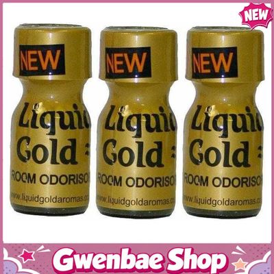 Chai Hít Tăng Khoái Cảm Kích Thích Bao Phê Popper Liquid Gold Aroma - 10ml - 3 Pack - Gwenshop Chính Hãng