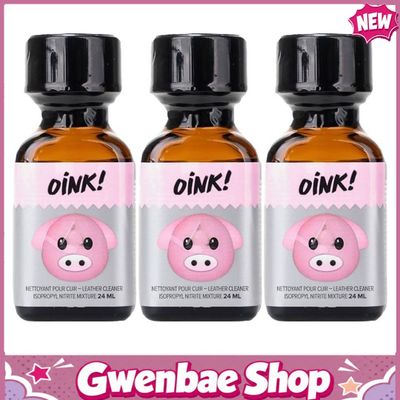 Chai Hít Tăng Khoái Cảm Kích Thích Bao Phê Oink Leather Cleaner Poppers - 24ml - 3 Pack - Gwenshop Chính Hãng