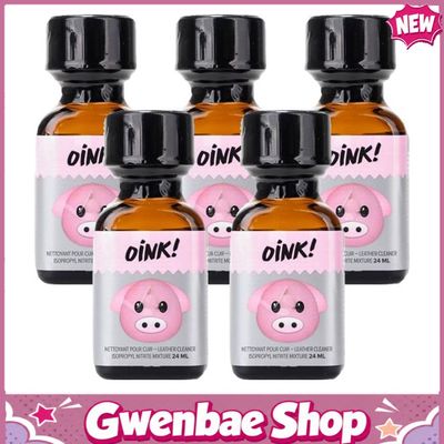 Chai Hít Tăng Khoái Cảm Kích Thích Bao Phê Oink Leather Cleaner Poppers - 24ml - 5 Pack - Gwenshop Chính Hãng
