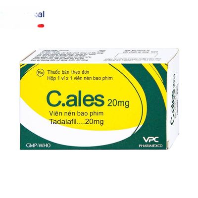 Viên uống C.ales 20mg - điều trị rối loạn sinh lý nam, nhanh về đích cho nam giới - giao nhanh