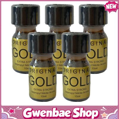Chai Hít Tăng Khoái Cảm Kích Thích Bao Phê Popper Original Gold Aroma - 10ml - 5 Pack - Gwenshop Chính Hãng