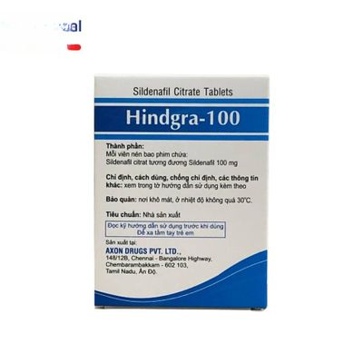 viên uống hindgra 100 - cải thiện rối loạn sinh lý nam cho nam giới trưởng thành - bản tiêu chuẩn