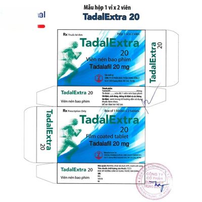 viên uống TadalExtra 20mg - điều trị rối loạn sinh lý nam hiệu quả cho nam giới - hàng chuẩn