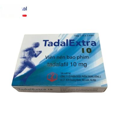Viên uống TadalExtra 10mg - Điều trị rối loạn sinh lý nam hiệu quả cho nam giới - đóng gói kín