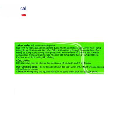 Viên uống Nữ Vương New - hỗ trợ điều trị viêm âm đạo và cân bằng pH cho phụ nữ - bản tiêu chuẩn