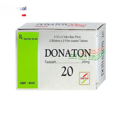 Viên uống Donaton 20mg - Điều trị rối loạn sinh lý nam cho nam giới