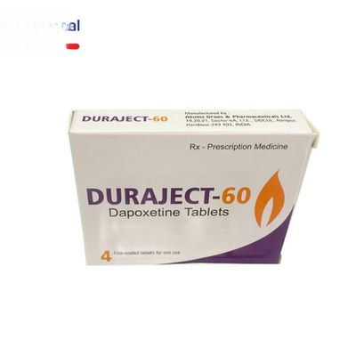 Viên uống Duraject-60 60mg - điều trị nhanh về đích cho nam giới - đóng gói kín