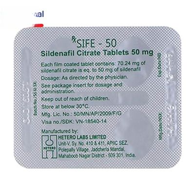 Viên uống Sife 50mg - Điều trị rối loạn sinh lý nam hiệu quả cho nam giới - giao kín đáo
