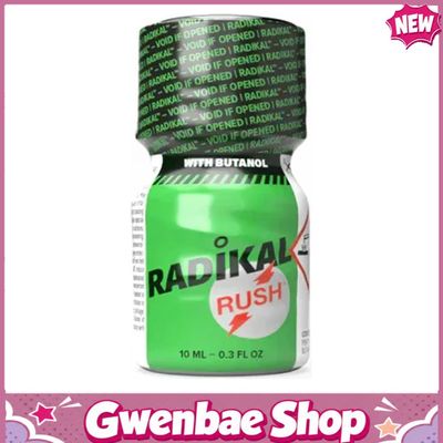 Chai Hít Tăng Khoái Cảm Kích Thích Bao Phê Popper Radikal Rush with Butanol PWD 10ml - Gwenshop Chính Hãng