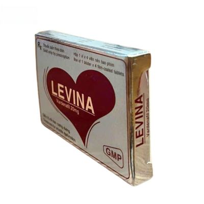 Viên uống Levina 20mg - cải thiện rối loạn sinh lý nam cho nam giới - chính hãng