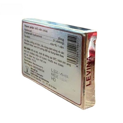 Viên uống Levina 20mg - cải thiện rối loạn sinh lý nam cho nam giới - hàng có sẵn