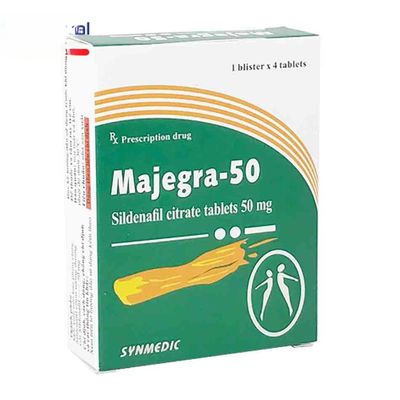 Viên uống Majegra-50 50mg - Điều trị rối loạn sinh lý nam hiệu quả cho nam giới - mẫu mới