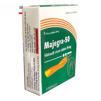 Viên uống Majegra-50 50mg - Điều trị rối loạn sinh lý nam hiệu quả cho nam giới - giao kín đáo