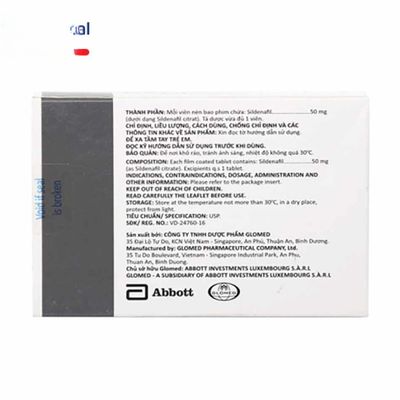 Viên uống Daygra 50mg - điều trị rối loạn sinh lý nam hiệu quả cho nam giới - hàng có sẵn