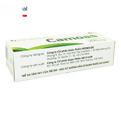 Viên uống Camoas 200mg - Giảm co thắt đường tiết niệu và sinh dục cho cả nam và nữ - mẫu mới
