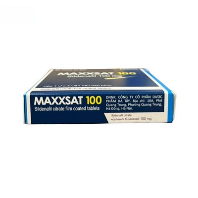 Viên uống Maxxsat 100 - Điều trị rối loạn sinh lý nam, nhanh về đích cho nam giới - chính hãng