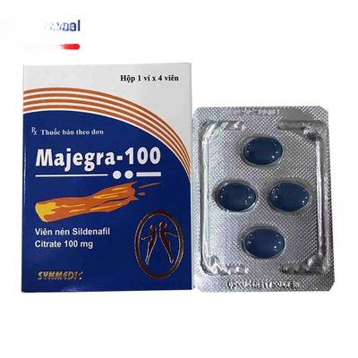 Viên uống Majegra-100 100mg - Điều trị rối loạn sinh lý nam hiệu quả cho nam giới