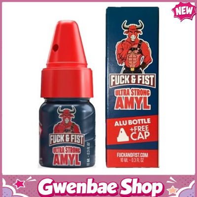 Chai Hít Tăng Khoái Cảm Kích Thích Bao Phê Popper Fuck & Fist Ultra Strong Amyl 10ml met Adapter - Gwenshop Chính Hãng