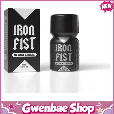 Chai Hít Tăng Khoái Cảm Kích Thích Bao Phê Popper Iron Fist Black Label 10ml - Gwenshop Chính Hãng
