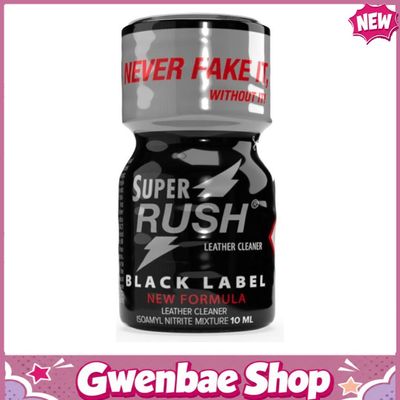 Chai Hít Tăng Khoái Cảm Kích Thích Bao Phê Popper Super Rush Black Label 10ml - Gwenshop Chính Hãng
