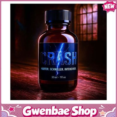 Chai Hít Cực Mạnh Lên Đỉnh Nhanh Popper Crash Harder, Faster & More intense 30ml - Gwenshop Chính Hãng