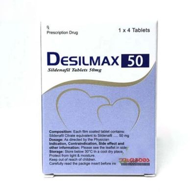 Viên uống Desilmax 50 - điều trị rối loạn sinh lý nam cho nam giới trưởng thành