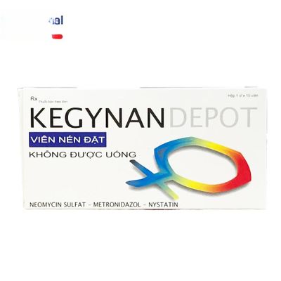 Viên đặt Kegynandepot 500mg - Điều trị nhiễm khuẩn và nấm âm đạo cho phụ nữ